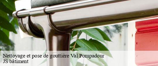 Nettoyage et pose de gouttière  val-pompadour-94460 JS bâtiment